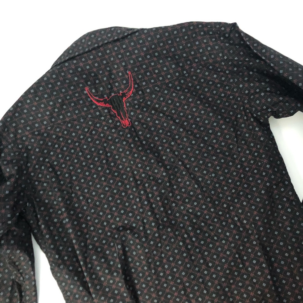 CODY JAMES Boys Long Sleeve Rodeo Shirt Snap Button Closures Size XL